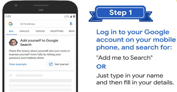 How to Create an Add Me to Search or Google People Card