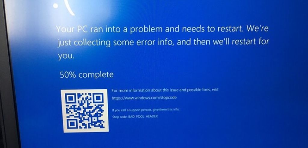 Windows users can succumb to another Blue Screen of Death 