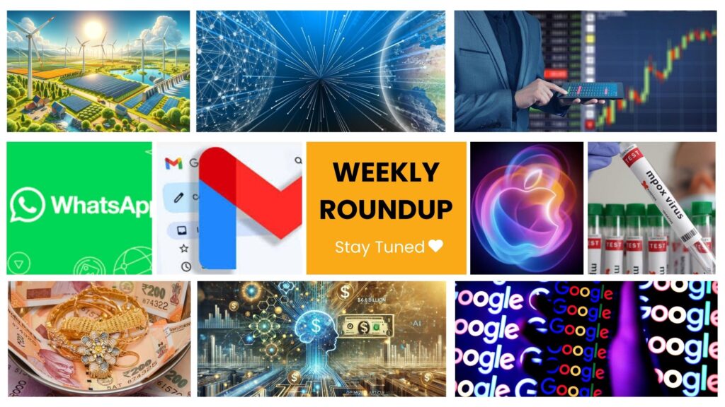 Weekly Roundup – 30th Sep to 4th Oct 2024