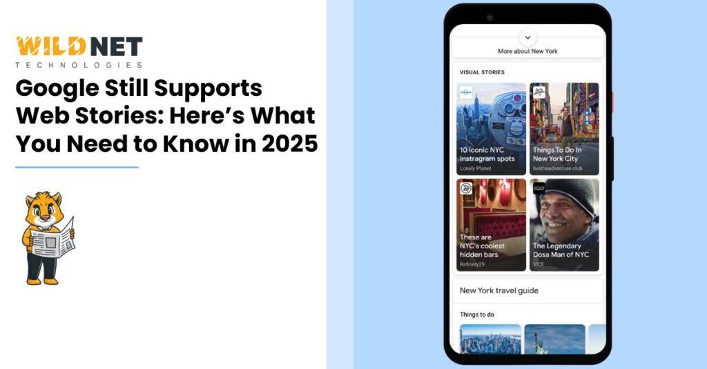 Google Still Supports Web Stories