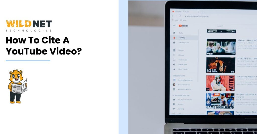 How To Cite A YouTube Video?